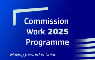 The European Commission publishes its Work Programme 2025