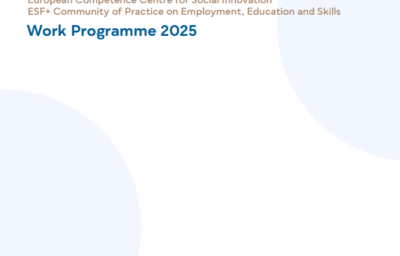 Launch of ESF+ CoP Employment, Education and Skills Work Programme 2025 and Study on the role of NGOs in training vulnerable groups