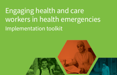 New WHO Toolkit to support European Member States in preparing health and care workers for health crises